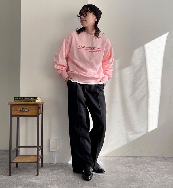 fredy emue「ハート刺繍ボリューム裏毛プルオーバー」|スウェット・ジャージ|