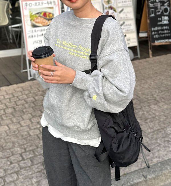 fredy emue「ハート刺繍ボリューム裏毛プルオーバー」|スウェット・ジャージ|