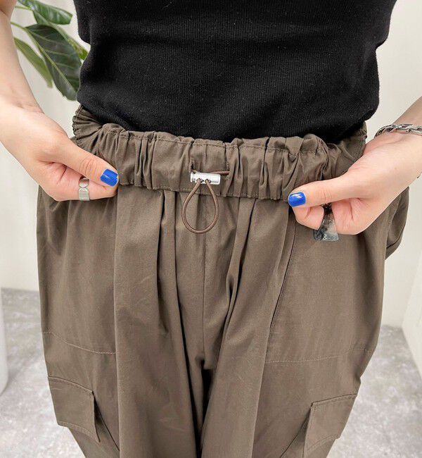 fredy emue「サイドリボンカーゴパンツ」|カーゴ|