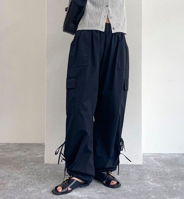 fredy emue「サイドリボンカーゴパンツ」|カーゴ|