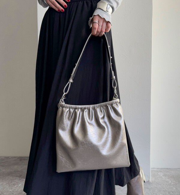 fredy emue「チェーン＆ワンハンドルギャザーバッグ」|ショルダー・メッセンジャー|