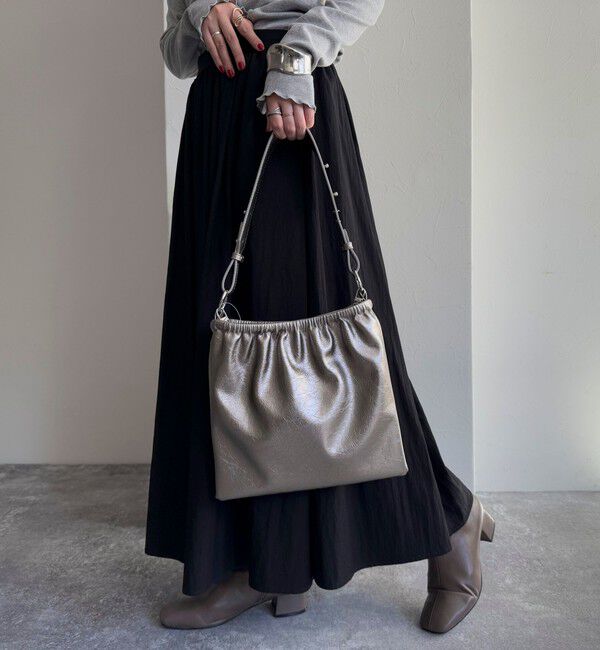 fredy emue「チェーン＆ワンハンドルギャザーバッグ」|ショルダー・メッセンジャー|