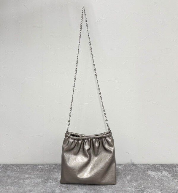 fredy emue「チェーン＆ワンハンドルギャザーバッグ」|ショルダー・メッセンジャー|