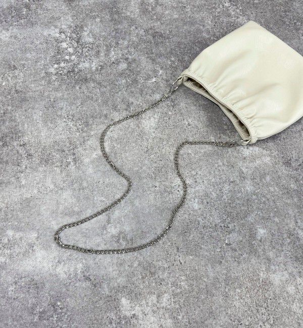 fredy emue「チェーン＆ワンハンドルギャザーバッグ」|ショルダー・メッセンジャー|