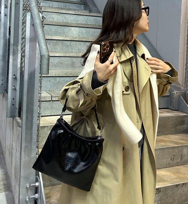 fredy emue「チェーン＆ワンハンドルギャザーバッグ」|ショルダー・メッセンジャー|