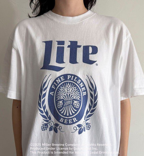 fredy emue「【GOOD ROCK SPEED/グッドロックスピード】Miller LITE 半袖Tシャツ」|Tシャツ・カットソー|