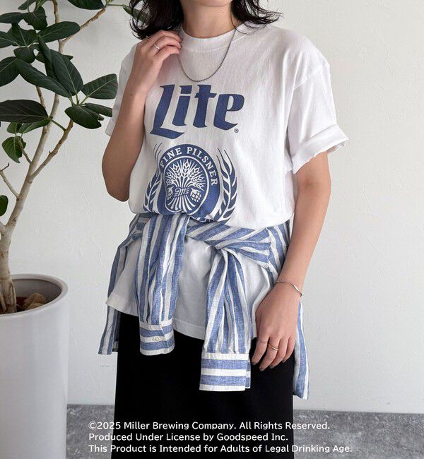 fredy emue「【GOOD ROCK SPEED/グッドロックスピード】Miller LITE 半袖Tシャツ」|Tシャツ・カットソー|