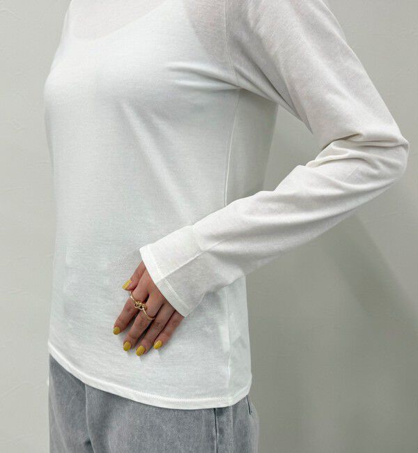 fredy emue「ハイツイストコットンコンパクトロンTシャツ」|Tシャツ・カットソー|