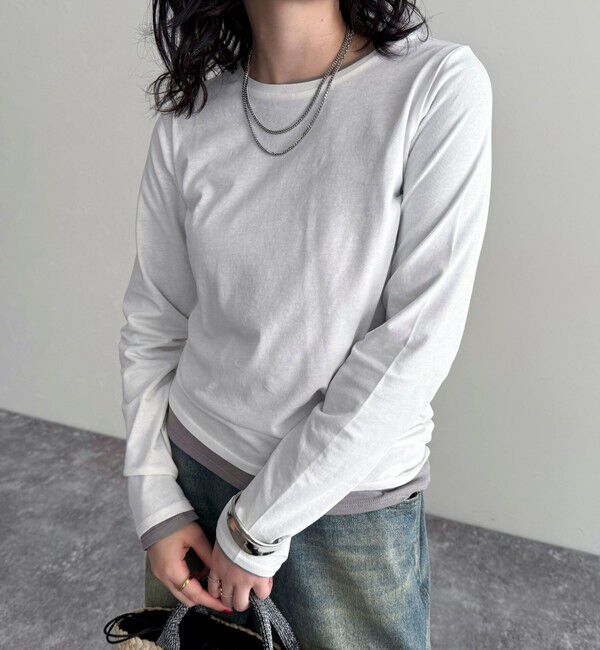 fredy emue「ハイツイストコットンコンパクトロンTシャツ」|Tシャツ・カットソー|