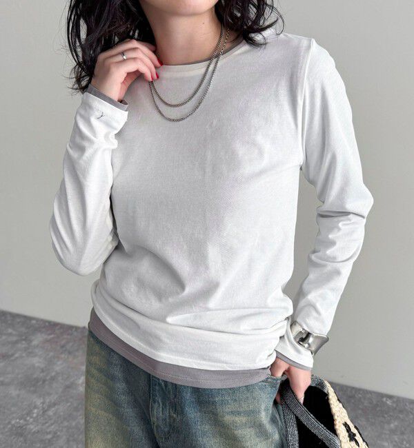 fredy emue「ハイツイストコットンコンパクトロンTシャツ」|Tシャツ・カットソー|