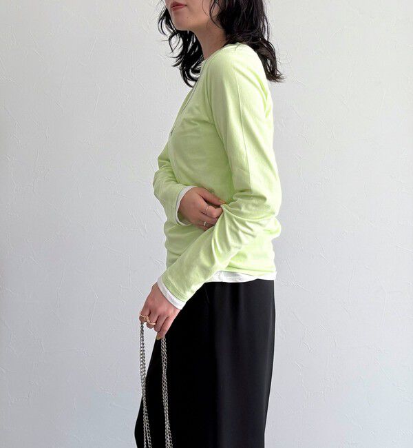 fredy emue「ハイツイストコットンコンパクトロンTシャツ」|Tシャツ・カットソー|