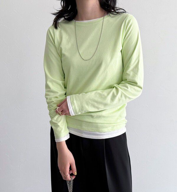 fredy emue「ハイツイストコットンコンパクトロンTシャツ」|Tシャツ・カットソー|