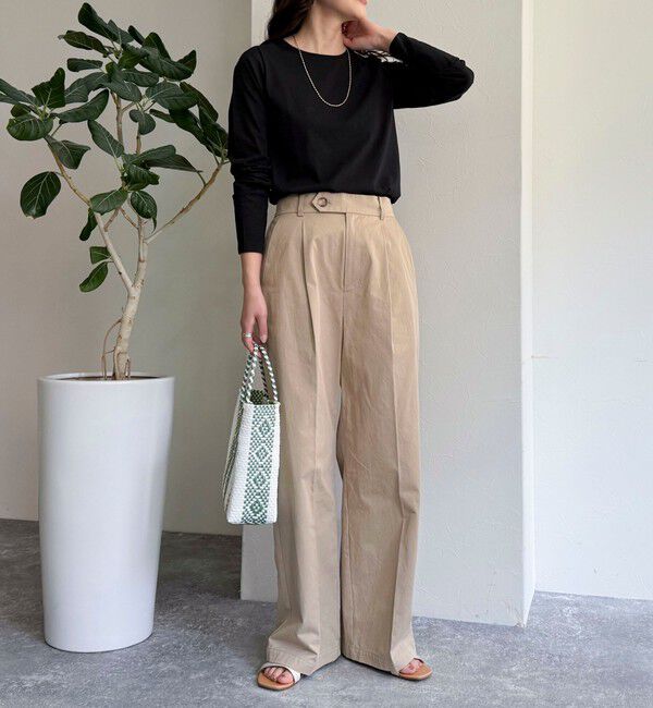 fredy emue「ハイツイストコットンコンパクトロンTシャツ」|Tシャツ・カットソー|