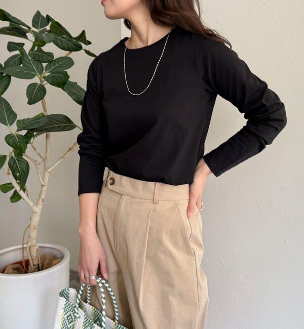 fredy emue「ハイツイストコットンコンパクトロンTシャツ」|Tシャツ・カットソー|