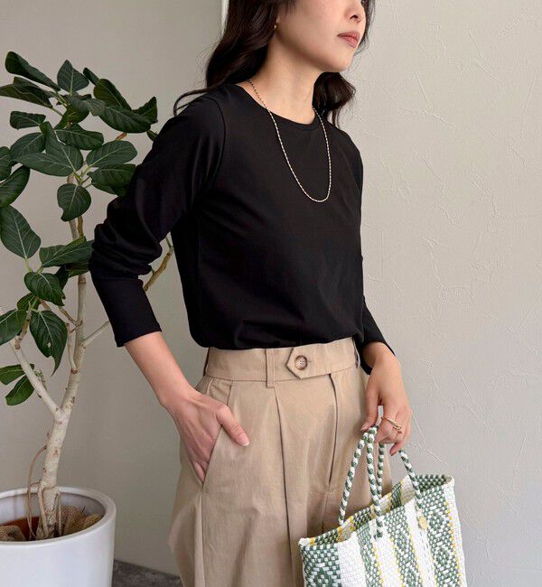 fredy emue「ハイツイストコットンコンパクトロンTシャツ」|Tシャツ・カットソー|