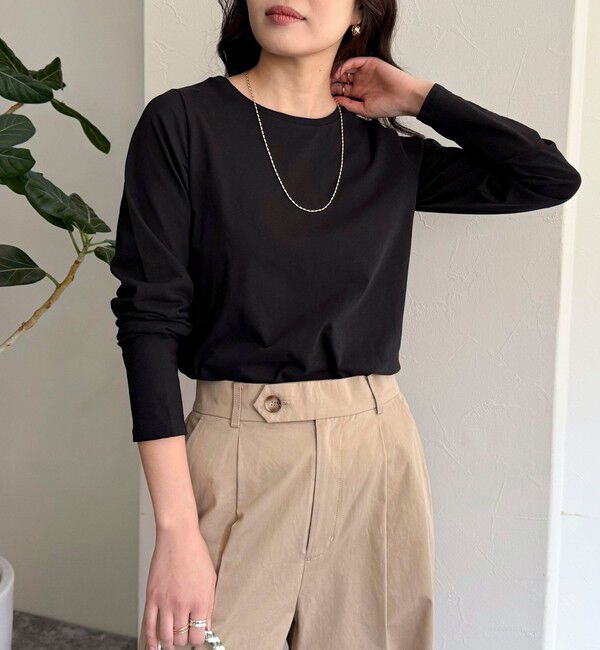 fredy emue「ハイツイストコットンコンパクトロンTシャツ」|Tシャツ・カットソー|