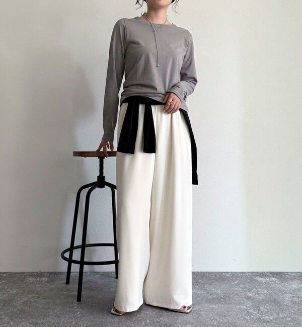 fredy emue「ハイツイストコットンコンパクトロンTシャツ」|Tシャツ・カットソー|