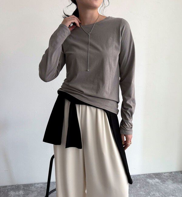 fredy emue「ハイツイストコットンコンパクトロンTシャツ」|Tシャツ・カットソー|