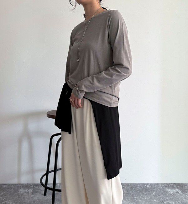 fredy emue「ハイツイストコットンコンパクトロンTシャツ」|Tシャツ・カットソー|