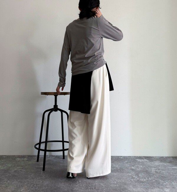 fredy emue「ハイツイストコットンコンパクトロンTシャツ」|Tシャツ・カットソー|