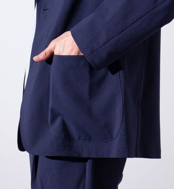 GLOSTER「【GLOSTER/グロスター】COOLMAX ポリトロテーラードジャケット イージーケア 2B」|テーラードジャケット|