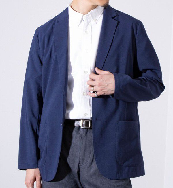 GLOSTER「【GLOSTER/グロスター】COOLMAX ポリトロテーラードジャケット イージーケア 2B」|テーラードジャケット|