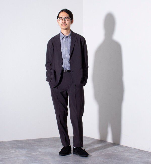 GLOSTER「【GLOSTER/グロスター】COOLMAX ポリトロテーラードジャケット イージーケア 2B」|テーラードジャケット|