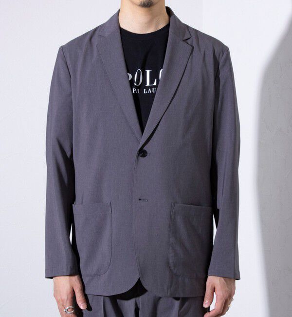 GLOSTER「【GLOSTER/グロスター】COOLMAX ポリトロテーラードジャケット イージーケア 2B」|テーラードジャケット|