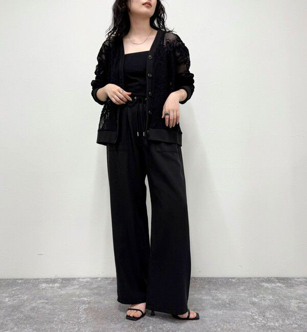 fredy emue「シルキーリネンイージーパンツ」|チノ|