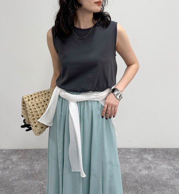 fredy emue「シルケットノースリーブインナー」|タンクトップ|