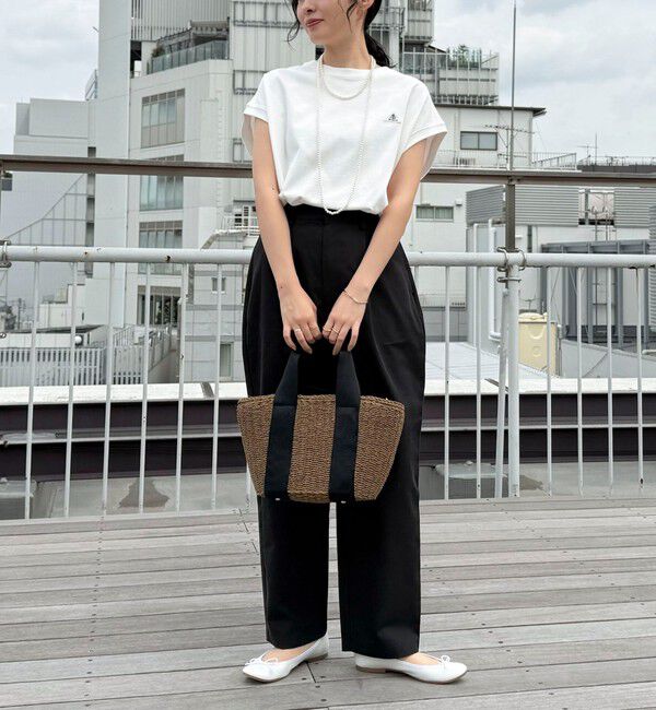 fredy emue「【GEVACO/ゲバコ】クルーネックフレンチスリーブTシャツ」|Tシャツ・カットソー|