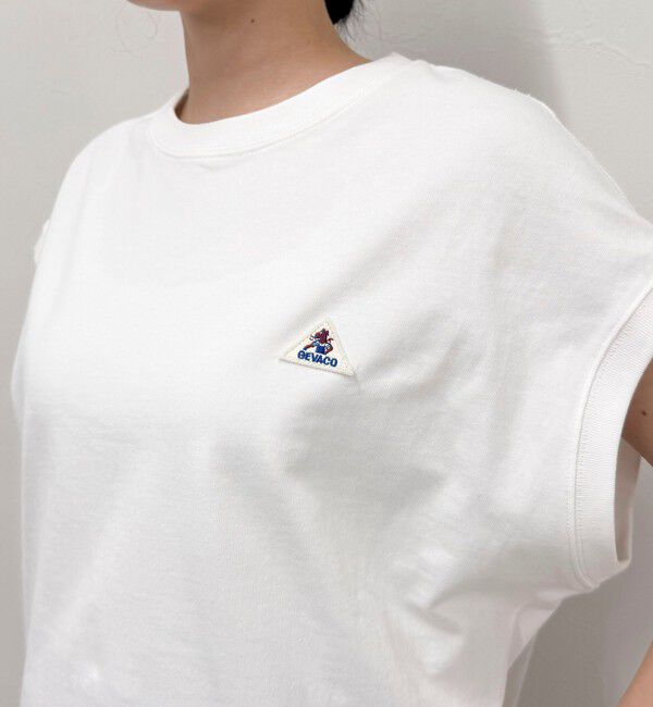 fredy emue「【GEVACO/ゲバコ】クルーネックフレンチスリーブTシャツ」|Tシャツ・カットソー|