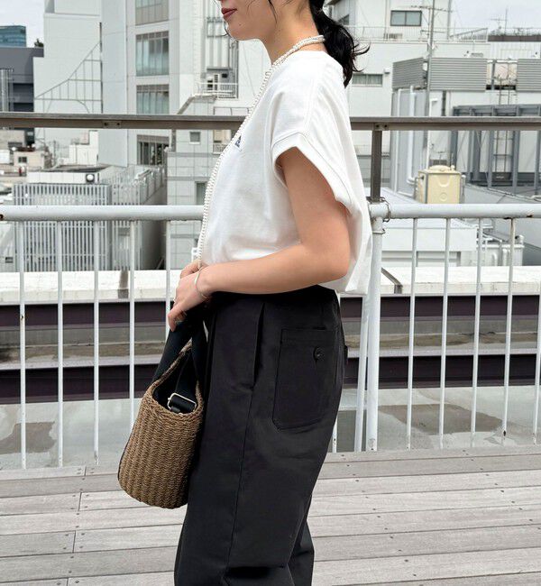 fredy emue「【GEVACO/ゲバコ】クルーネックフレンチスリーブTシャツ」|Tシャツ・カットソー|