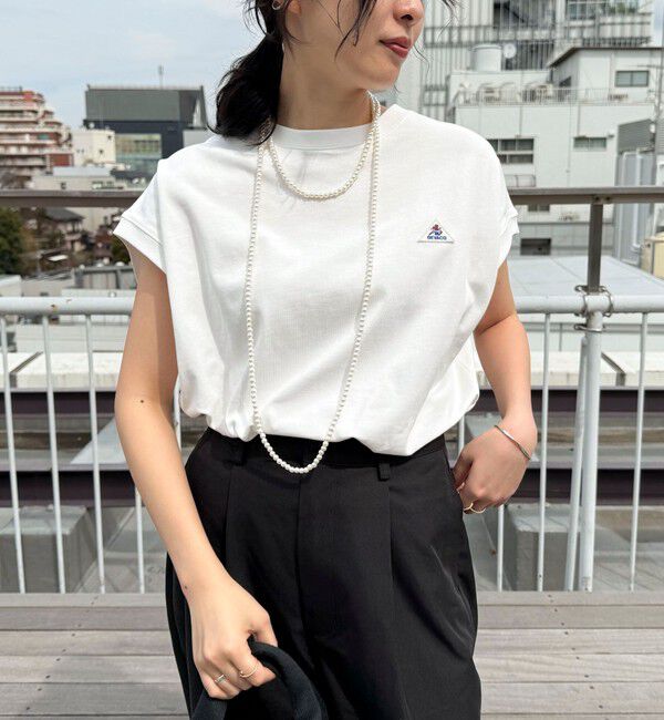 fredy emue「【GEVACO/ゲバコ】クルーネックフレンチスリーブTシャツ」|Tシャツ・カットソー|