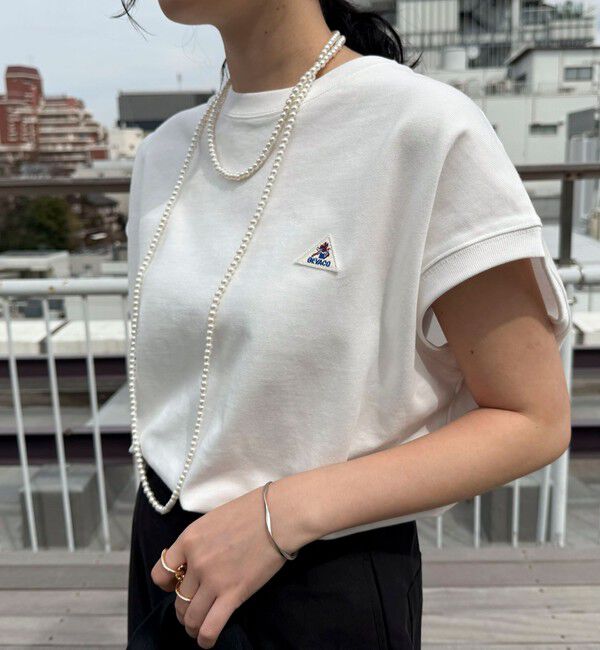 fredy emue「【GEVACO/ゲバコ】クルーネックフレンチスリーブTシャツ」|Tシャツ・カットソー|