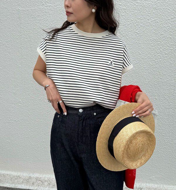 fredy emue「【GEVACO/ゲバコ】クルーネックフレンチスリーブTシャツ」|Tシャツ・カットソー|