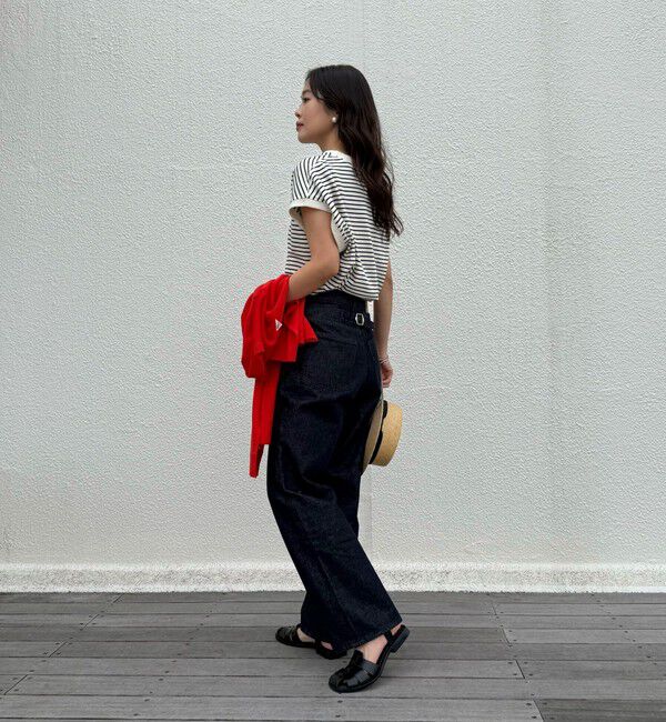 fredy emue「【GEVACO/ゲバコ】クルーネックフレンチスリーブTシャツ」|Tシャツ・カットソー|