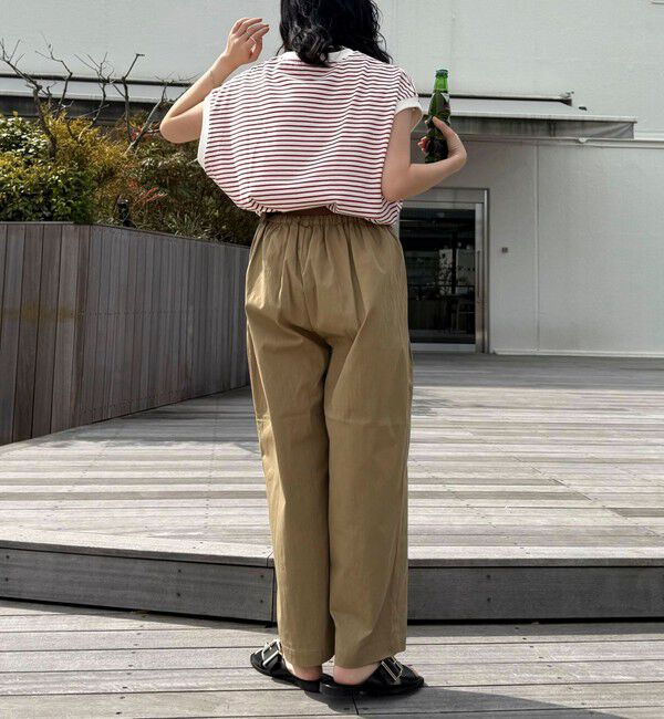 fredy emue「【GEVACO/ゲバコ】クルーネックフレンチスリーブTシャツ」|Tシャツ・カットソー|