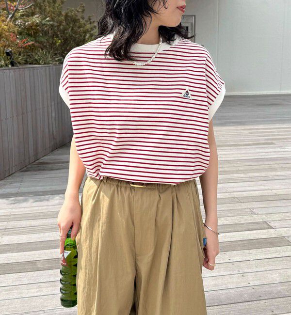 fredy emue「【GEVACO/ゲバコ】クルーネックフレンチスリーブTシャツ」|Tシャツ・カットソー|