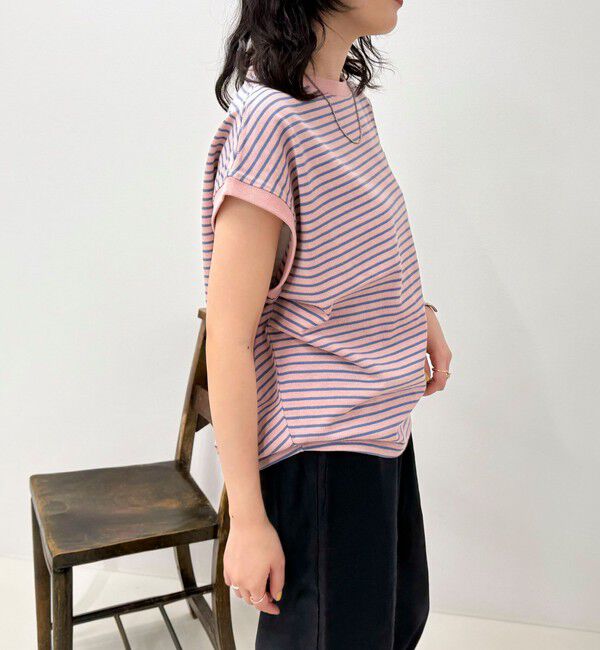 fredy emue「【GEVACO/ゲバコ】クルーネックフレンチスリーブTシャツ」|Tシャツ・カットソー|