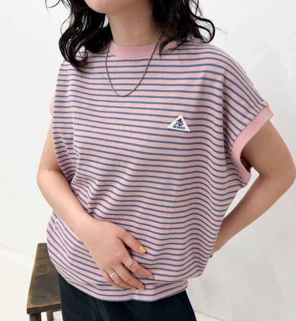 fredy emue「【GEVACO/ゲバコ】クルーネックフレンチスリーブTシャツ」|Tシャツ・カットソー|