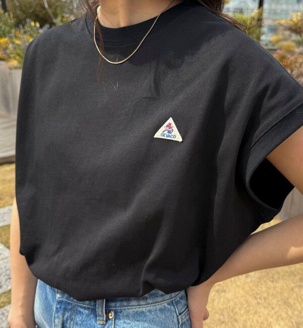 fredy emue「【GEVACO/ゲバコ】クルーネックフレンチスリーブTシャツ」|Tシャツ・カットソー|