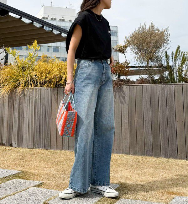 fredy emue「【GEVACO/ゲバコ】クルーネックフレンチスリーブTシャツ」|Tシャツ・カットソー|