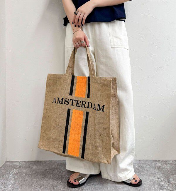 fredy emue「【MAISON BENGAL(メゾンベンガル)】CITYストライププリントトートバッグ」|トートバッグ|