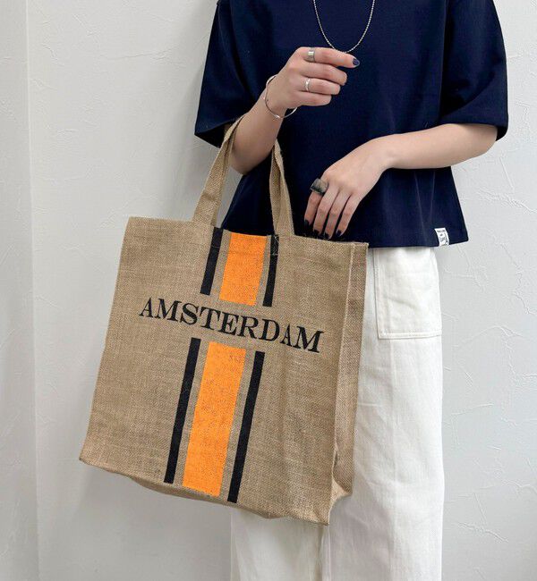 fredy emue「【MAISON BENGAL(メゾンベンガル)】CITYストライププリントトートバッグ」|トートバッグ|