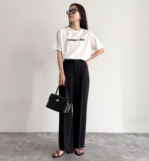 fredy emue「シルケットサマーロゴ半袖Tシャツ」|Tシャツ・カットソー|