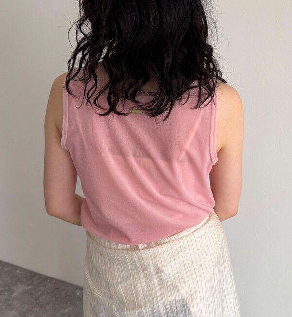 fredy emue「ベロアタンクトップ」|タンクトップ|