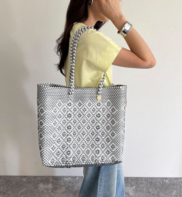 fredy emue「【Letra/レトラ】メルカドロングハンドルバッグ M」|かごバッグ|