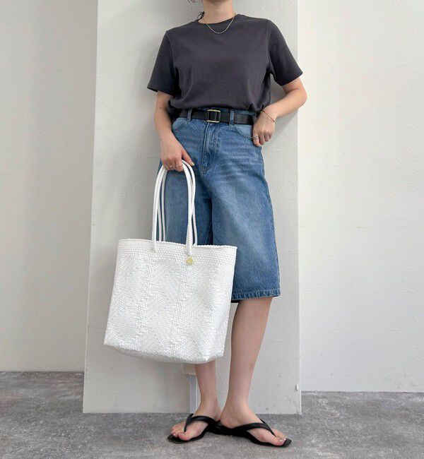 fredy emue「【Letra/レトラ】メルカドロングハンドルバッグ M」|かごバッグ|