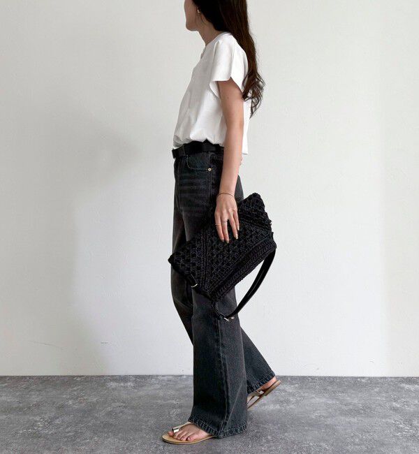 fredy emue「袖折り返しちびロゴTシャツ」|Tシャツ・カットソー|